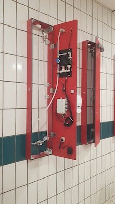 Installation douche connectée